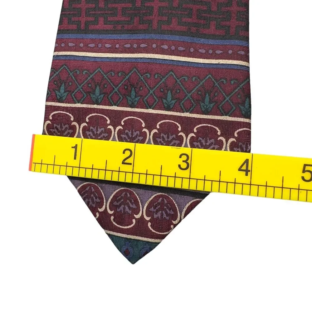XMI for‎ Harolds Mens Silk Dress Tie Made in USA Geometric Design 58